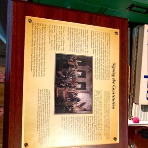 Signing of the constitution wall art